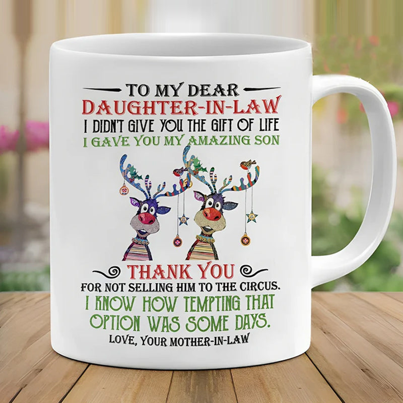 Skorter | I have given you my amazing son - Best gift for daughter-in-law mugs