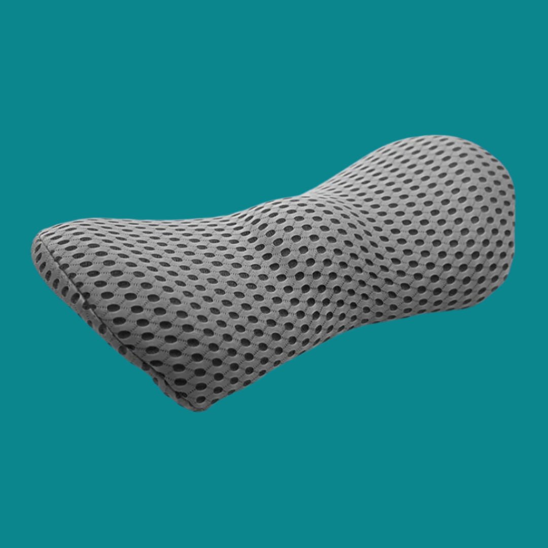 Skorter | Ergonomic Lumbar Support Cushion for Lower Back Pain Relief - Ideal for Office, Driving, and Home Use