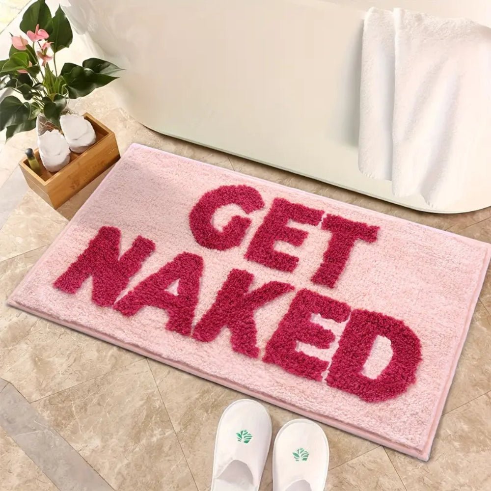 Skorter | "Get Naked" Funny Bathroom Mat