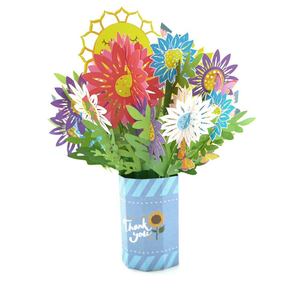 Skorter | 3D Flower Bouquet Card