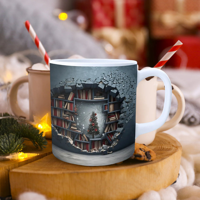 skorter | 3d book shelf coffee mug