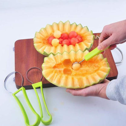 skorter | 4 In 1 Stainless Steel Fruit Melon Baller Scooper Set