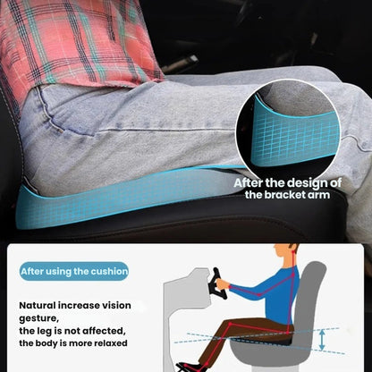 Skorter | Car Seat Cushion – Comfortable Chair Pad with Anti-Slip Bottom for Better Support
