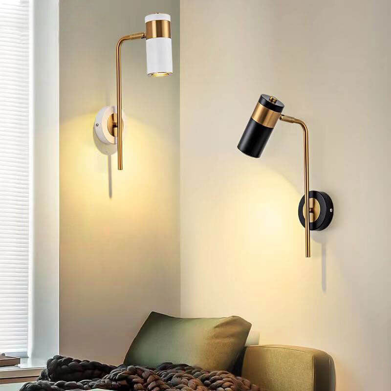 Skorter | Modern minimalist spotlight rotatable LED wall lamp made of iron