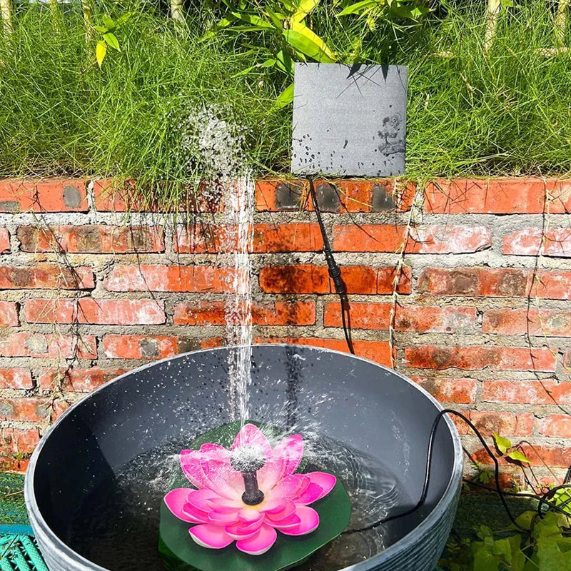 Skorter | Lotus-shaped solar fountain pond decoration