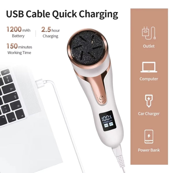 Skorter | Callus Remover Tool | Professional Foot Grinder for Hard Skin & Corn Removal