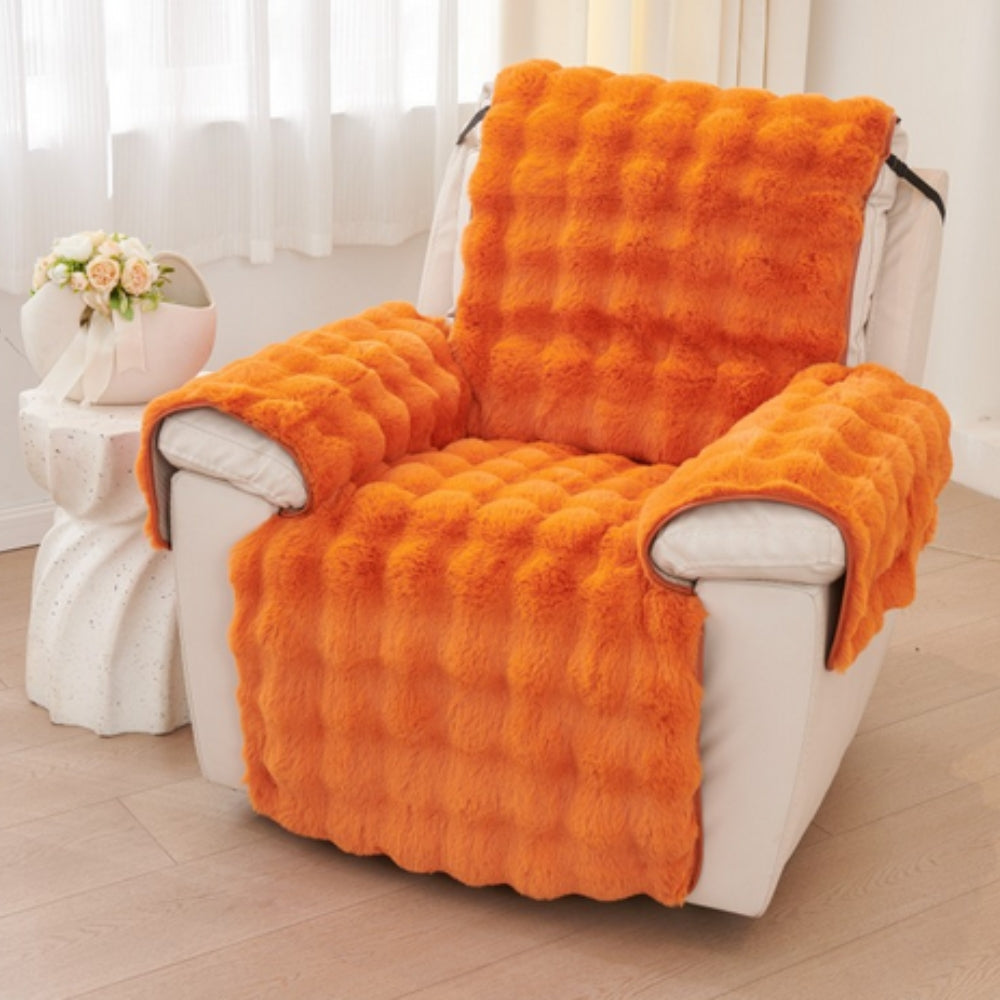 Skorter | Faux Fur Recliner Sofa Cover