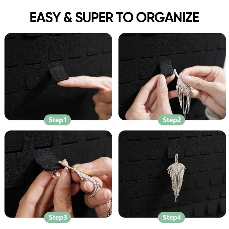 skorter | Felt Hanging Jewelry Organizer
