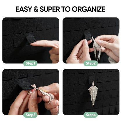 skorter | Felt Hanging Jewelry Organizer