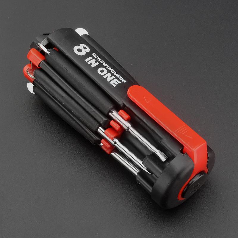 Skorter | 8 Screwdrivers in 1 Tool with Work Light and Flashlight