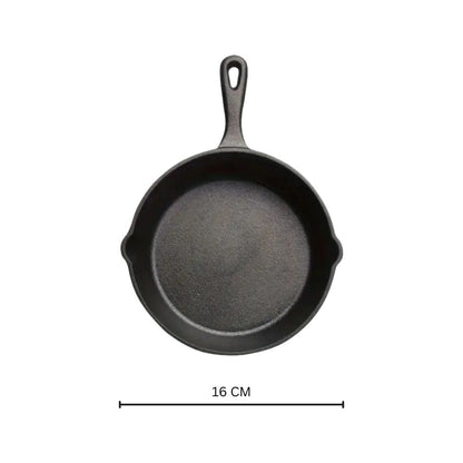 Skorter | Black Cast Iron Frying Pan