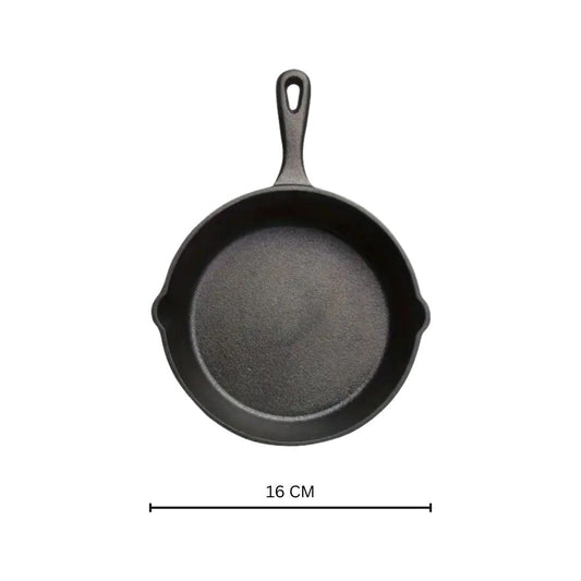 Skorter | Black Cast Iron Frying Pan