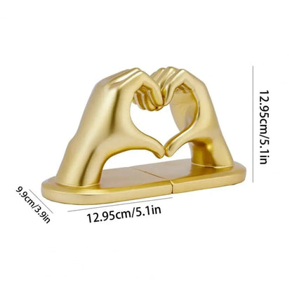 Skorter | Amora Resin Love Gesture Bookends