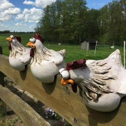 Skorter | Big Eye Hen Resin Handicraft