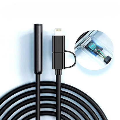 Skorter | Endoscope Inspection Camera For Phone - Waterproof and Flexible HD Cam with Led Lights