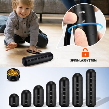 Skorter | 7-Day Portable Pill Organizer for Travel