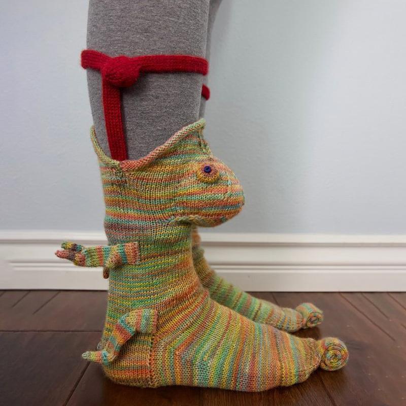 Skorter | Animal Wool Knitted Socks Unisex Novelty Winter Warm
