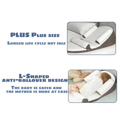 Skorter | CozySlope | Baby Wedge Pillow – Anti-Reflux Side Sleeper Support Cushion for Newborns