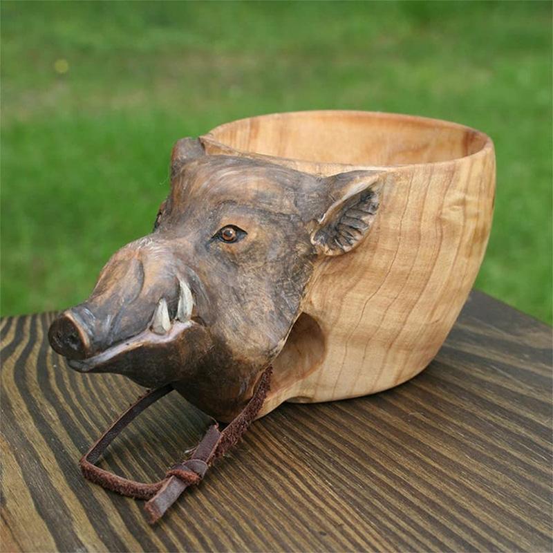 Skorter | Animal Outdoor Wooden Cup