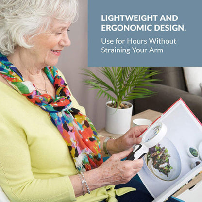 Skorter | 20X optical magnifying glass with LED light