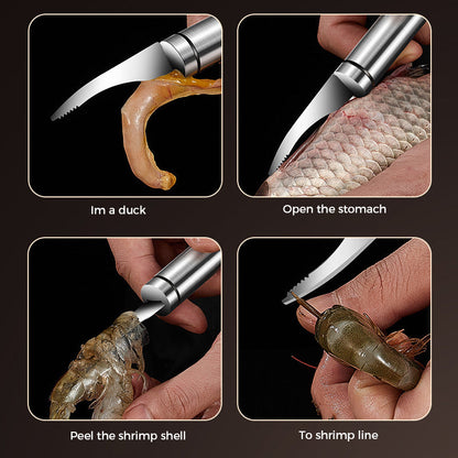 skorter | 5 In 1 Multifunctional Shrimp Line Fish Mouth Knife