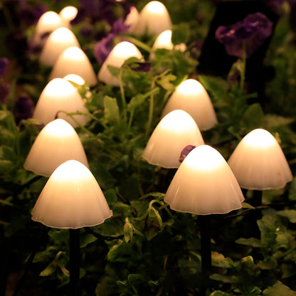 Skorter | LED Solar String Lights Ground Stake Mushroom Lights