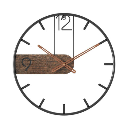Skorter | RusticTick - Steel and Walnut Wall Clock