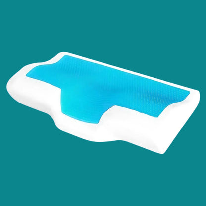 Skorter | Memory Foam Neck Support Pillow - Contoured Design for Neck Pain Relief & Improved Sleep Quality