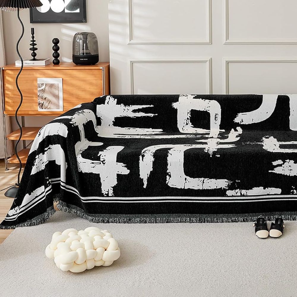 Skorter | Brushstroke Art Sofa Cover