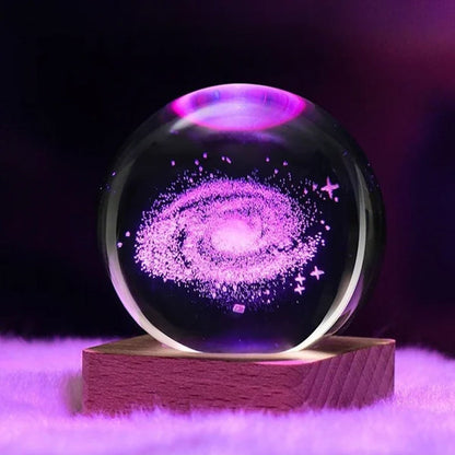 Skorter | Galaxy Crystal Ball Night Light Decorative Lamp