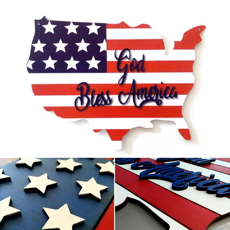 Skorter | America Flag Decorative Sign