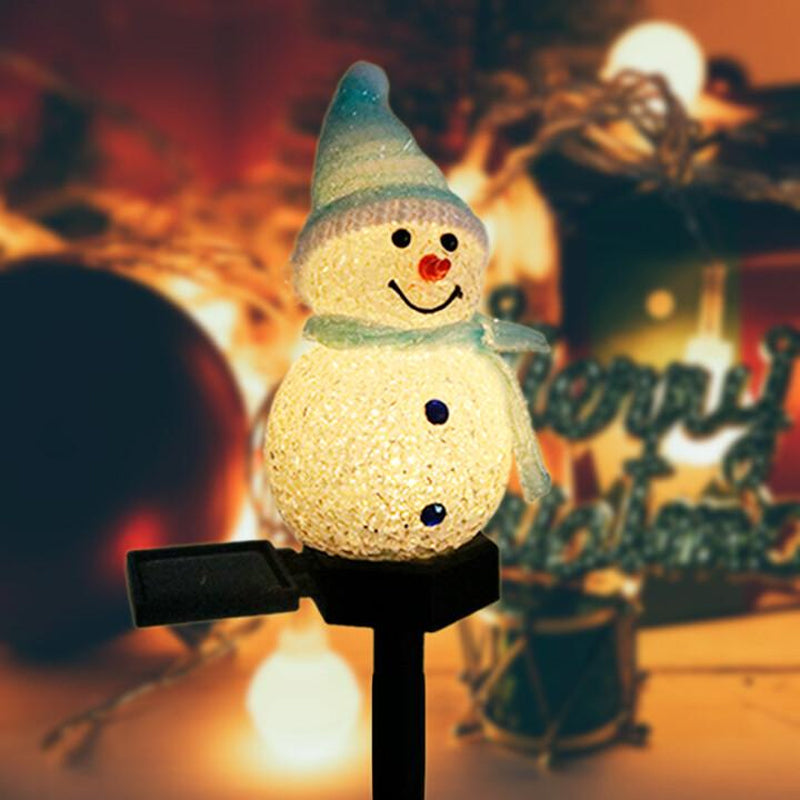 skorter | Super Cute Waterproof Solar-Powered Snowman Lamp
