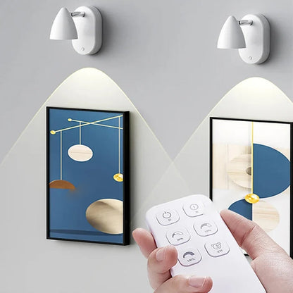Skorter | Battery Wall Light With Remote Control