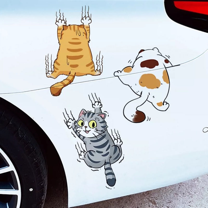 Skorter | Cute Cat Cartoon Stickers Car Stickers