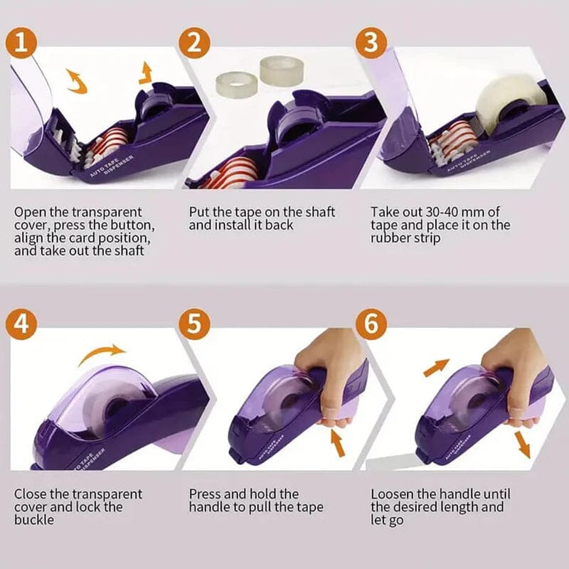 skorter | Automatic Tape Dispenser, All-In-One Hand Tape Cutter