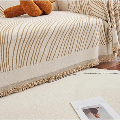 Skorter | Calista Wave Chenille Sofa Cover