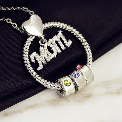 Skorter | Birthstone necklace for the mother