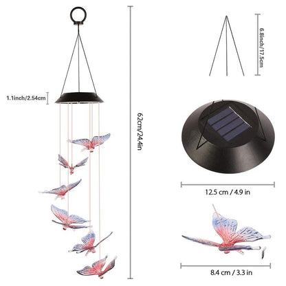 Skorter | Solar-powered butterfly lights