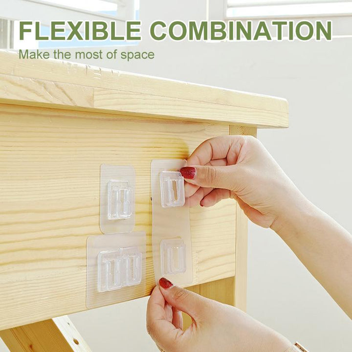 Skorter | Dubbelsidiga självhäftande krokar för väggen (5/10/20 set)