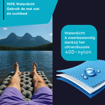 Skorter | AirLite Self-Inflating Sleeping Mat – Lightweight, Compact & 10 cm Thick Comfort