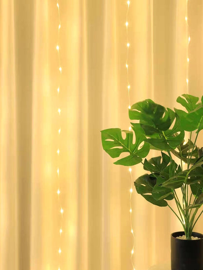 Skorter | 120 LED 2 x 2M Curtain String Lights - New Lighting
