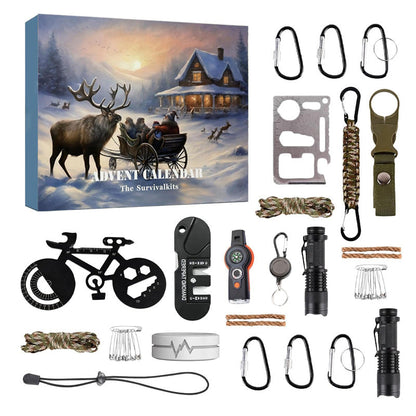 Skorter | Survival Tools Advent Calendar for Adults Teens 24 Days Christmas Countdown