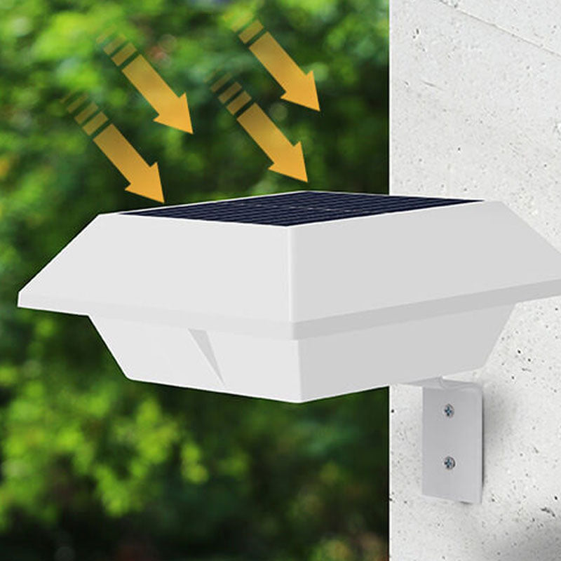 Skorter | Solar UFO Shape Design Fence Light LED Outdoor Wall Lamp