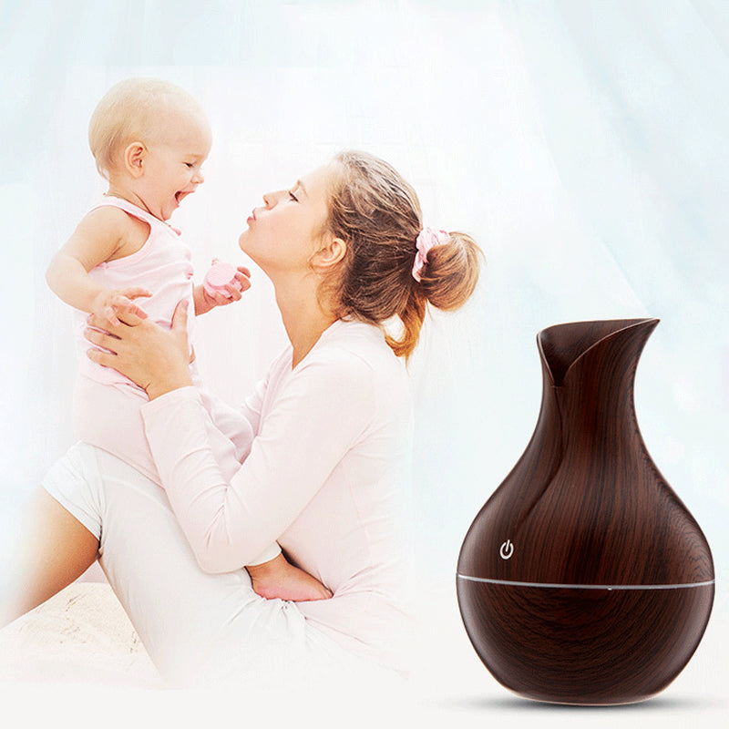 skorter | Household Wood Vase Air Humidifier
