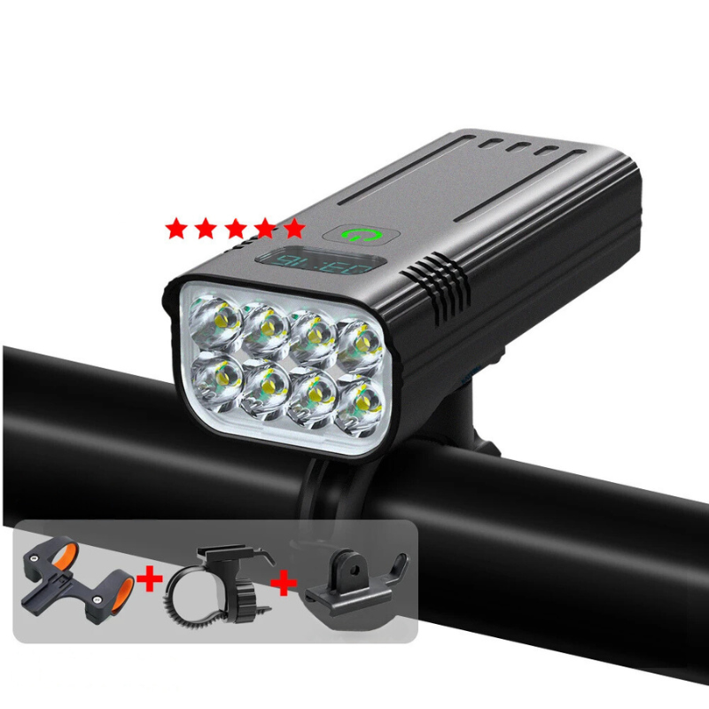 Skorter | 5000 Lumen USB Rechargeable Bike Light with Mounts
