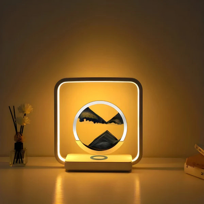 Skorter | SandAura | 3D LED Night Lamp with Flowing Sand Art