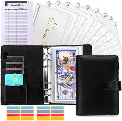 Skorter | Budget binder with cash envelope system and credit card slots