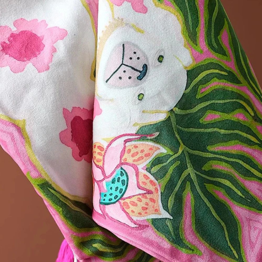 Skorter | Blush Pink Dog Tassel Cushion Cover