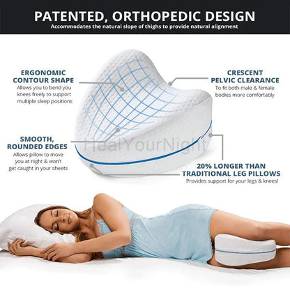 Skorter | Ergonomic Memory Foam Pillow for Legs