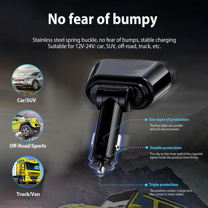 Skorter | Car Lighter Adaptor with USB Port